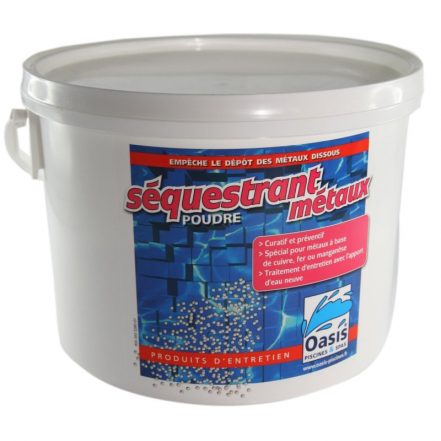 sequestrant metaux de 2 kg pour piscine