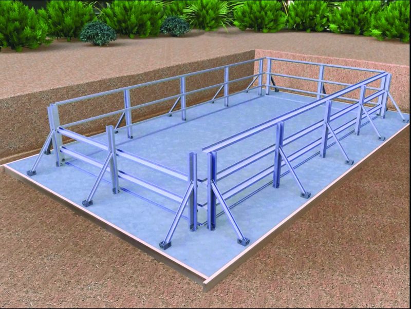 piscine metallique plan montage 3D