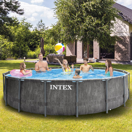 Piscine tubulaire ronde Intex ambiance 2