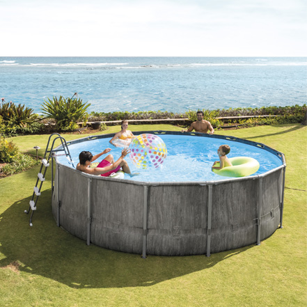 Piscine tubulaire ronde Intex ambiance 3
