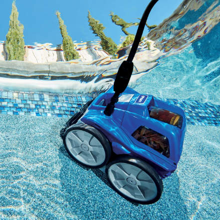 Robot de piscine hydraulique avec surpresseur