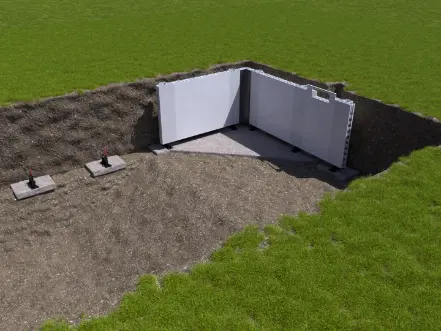 Piscine extérieur en eau
