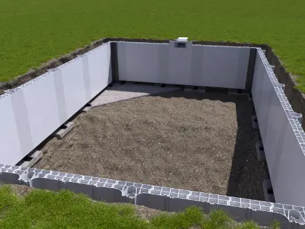 Piscine extérieur en eau