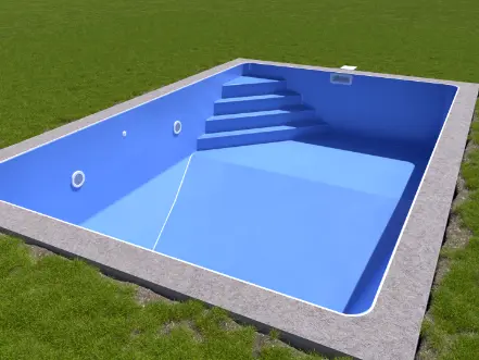 Piscine extérieur en eau