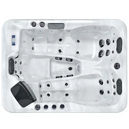 Spa de la gamme Oasis modèle Vivo vue d'en heut vide width=