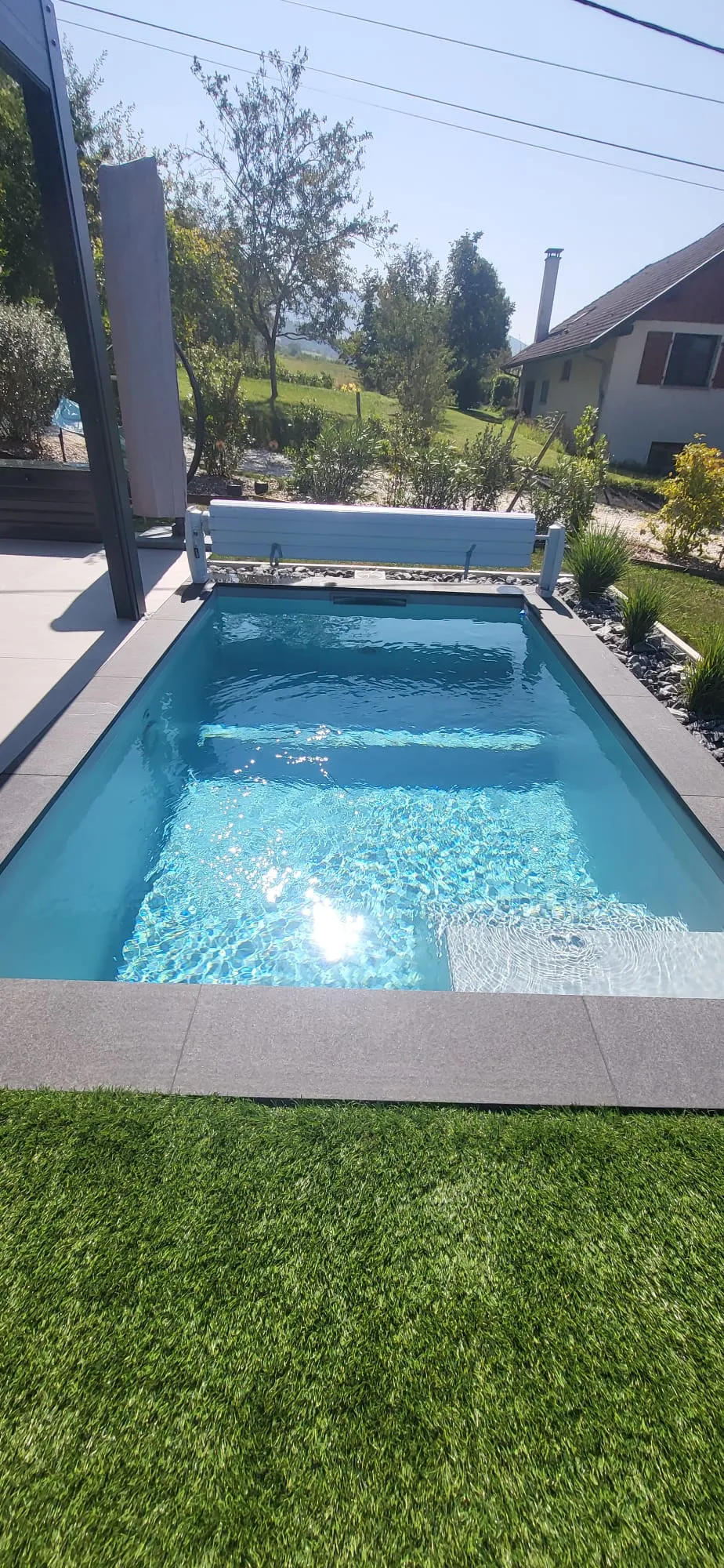 Mini piscine oasis extérieur en eau