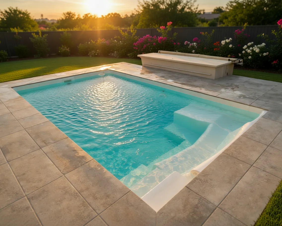 Piscine coque mini piscine oasis extérieur en eau
