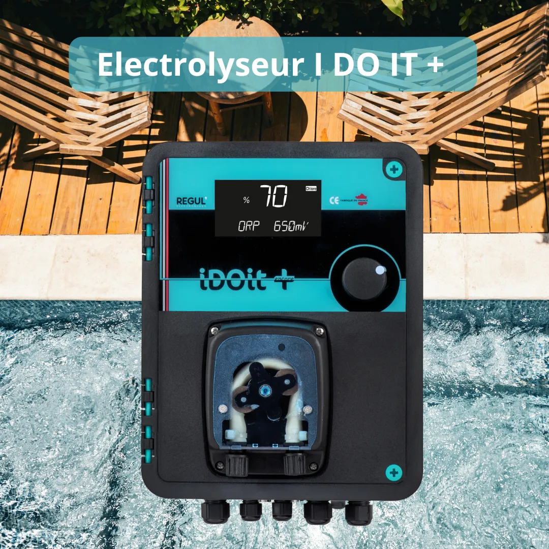 Electrolyseur au sel idoit pour piscine de 50 à 100 m³
