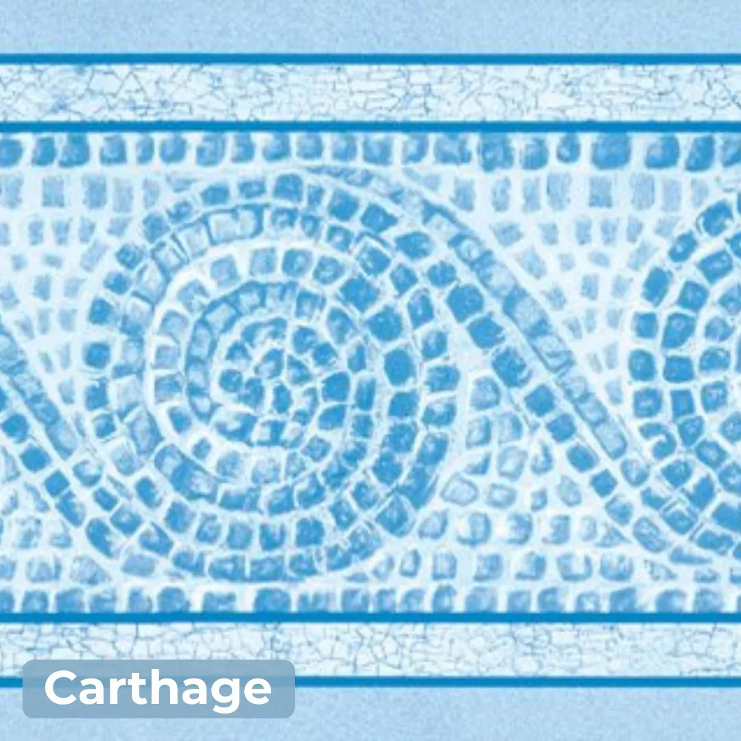 Motif de frise décorative pour piscine