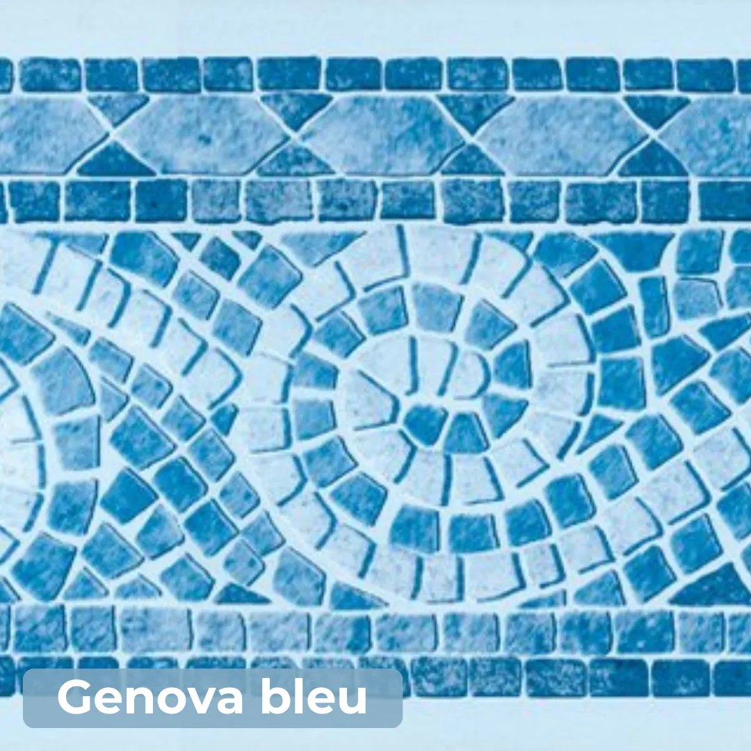 Motif de frise décorative pour piscine