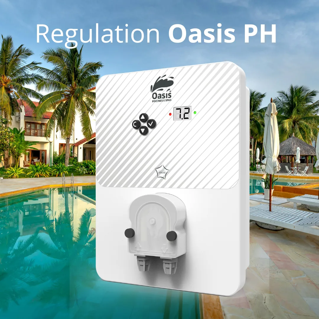 Régulation automatique du ph pour piscine jusqu'à 160 m³