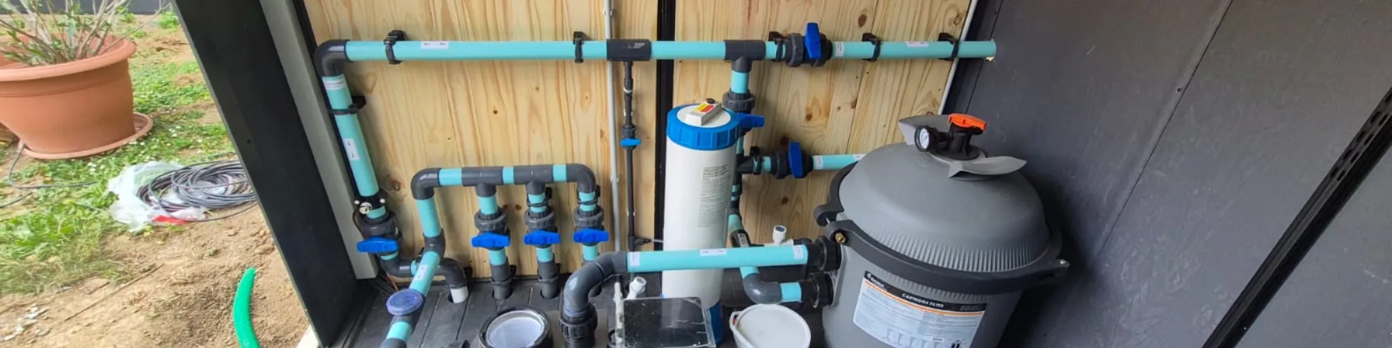 Installation d'un local technique de piscine