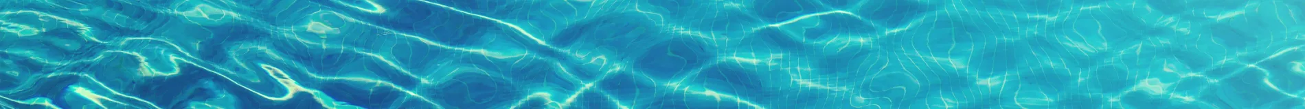 Eau de piscine au soleil