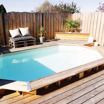 Piscine hors sol en bois azura