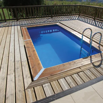 Piscine hors sol en bois azura